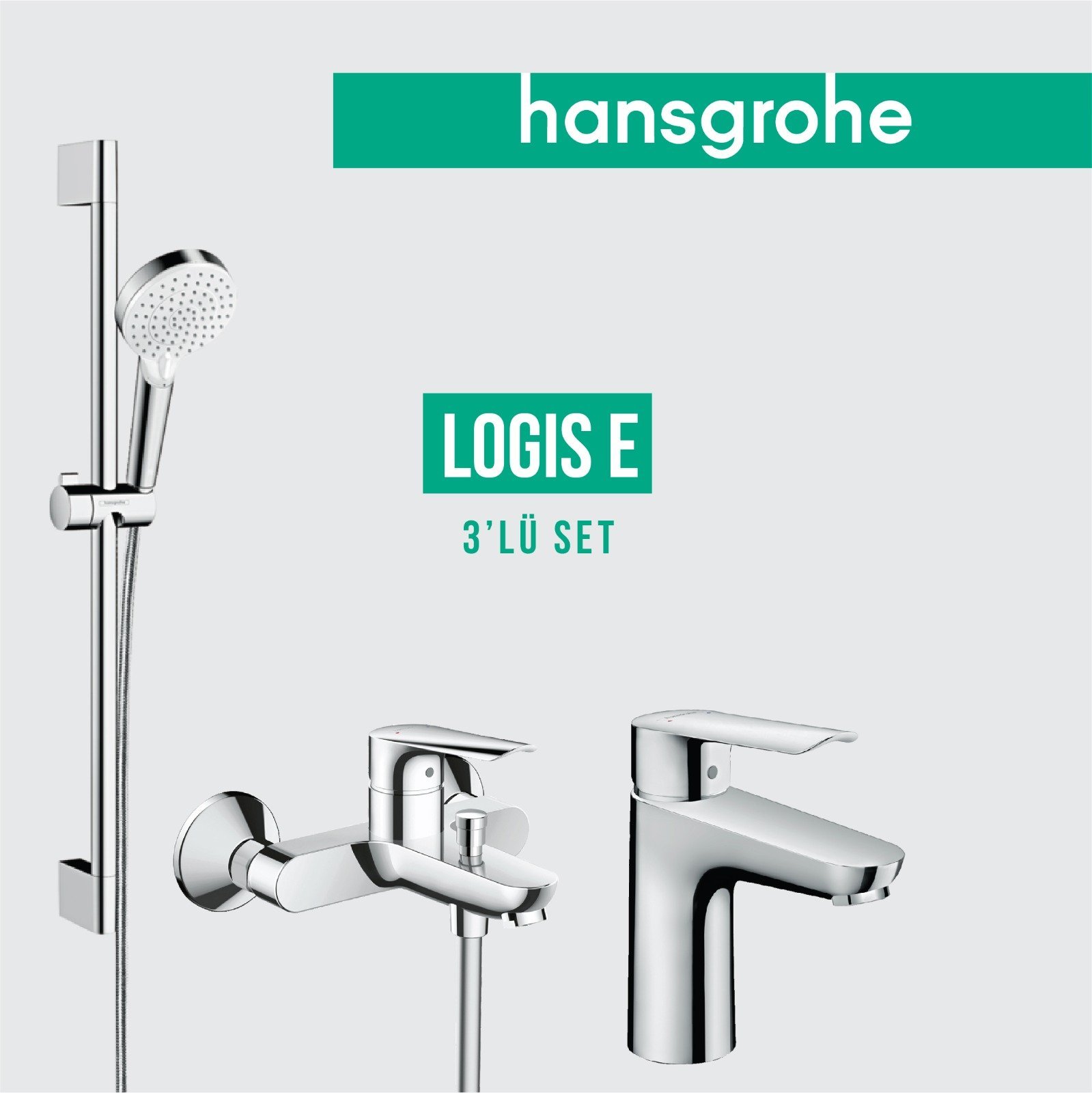 Hansgrohe Logis E Üçlü Seti